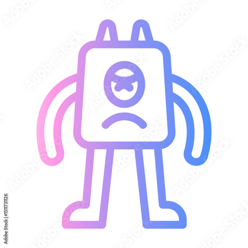long Line Gradient Icon