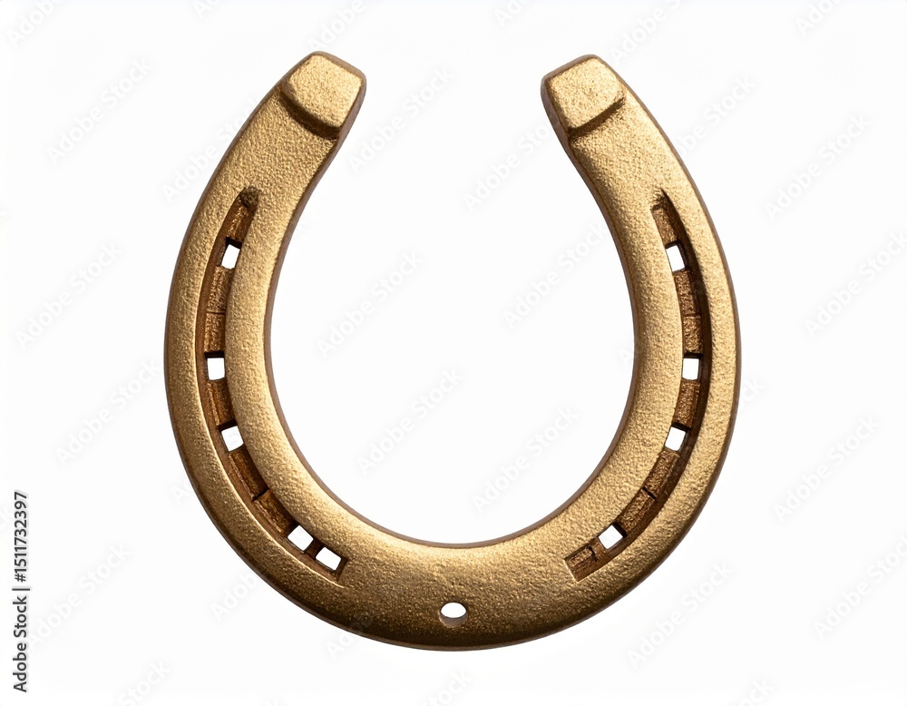 Obraz premium Horseshoe isolated transparent white background