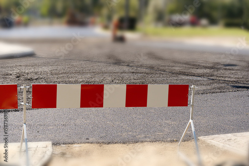 Gravel Footpath, Street Repair, Pits on Road, Walking Street Under Construction
