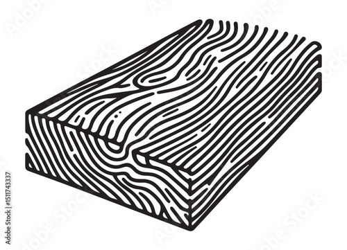 Wood Grain Texture Detailed Illustration Great for Digital Backgrounds