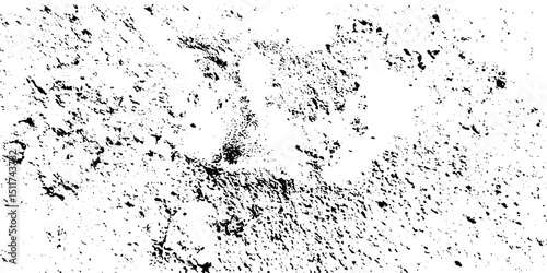 Black grunge abstract background. Dust and scratches on a white background. Distressed Rough Black cracked wall slate texture wall grunge backdrop rough background.	