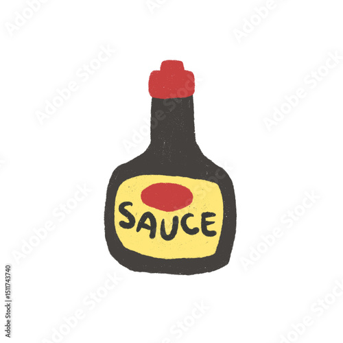bottle of sauce