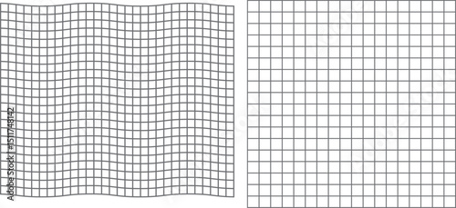  Creamy Square Grid Paper Background – Seamless Vintage Checkered Vector Texture.