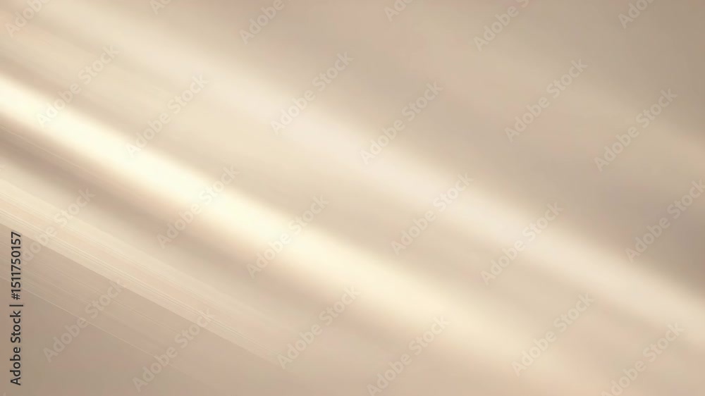 Ethereal light gently shifts across a textured surface, revealing faint diagonal movement and subtle, dreamy quality in this beige abstract pattern.