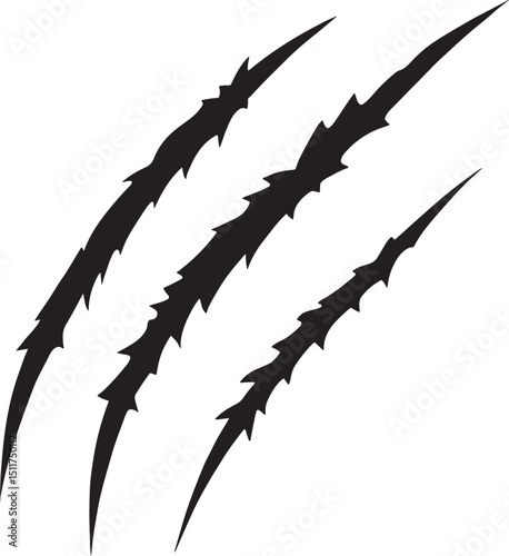 Animal Claw scratches mark silhouette vector, tiger scratches signs, cat scratches signs, dog scratches signs, bear scratches signs, lion scratches signs