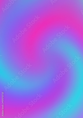 Abstract swirl of vibrant, soft-focus, gradient colors
