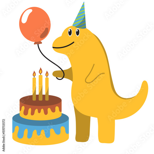 Cute Dinosaur Birthday