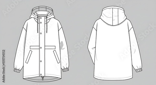 Hooded Haven: Front & Back