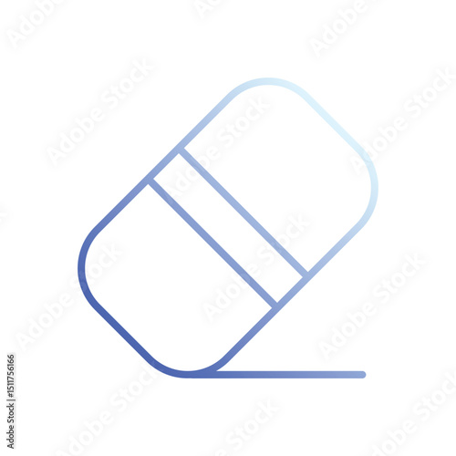 Earser icon vector 