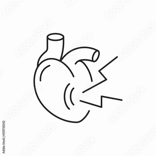 heartbeat icon vector sign