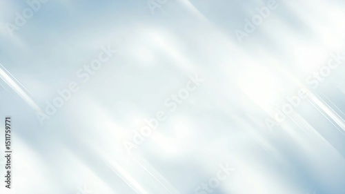 A cool, calming light blue gradient fades gently, creating an airy, spacious backdrop with blurred diagonal lines for added movement and interest.