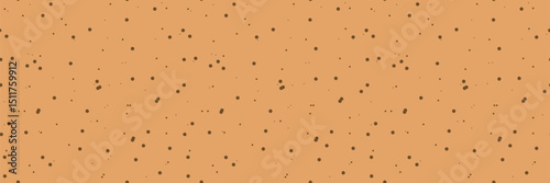 Speckle rice paper seamless pattern. Eggshell and grainy texture like a craft cardboard. Vector ecru background.