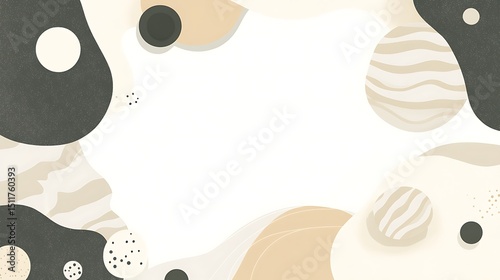 Abstract organic shapes background (12)
