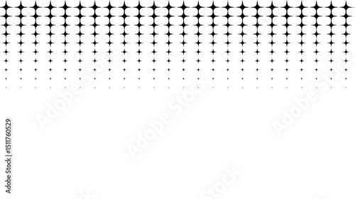 Abstract seamless star pattern.  For backing and designing banners and website. Video. Transparent background.