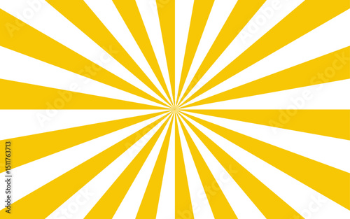 Abstract symmetrical radial burst background featuring alternating dark yellow and forest green rays. Visual impact with a sunburst-style layout, giving a sense of energy and focus.