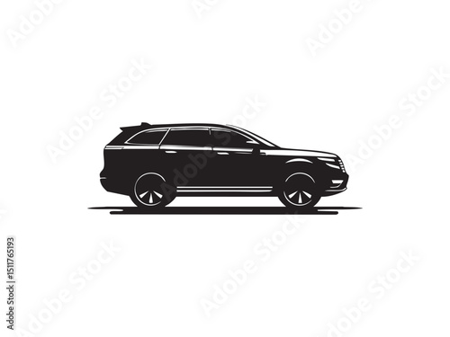 Sports Car Silhouette in Motion – Speed, Power, and Performance Design.
