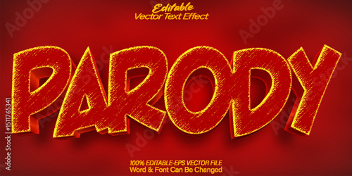  Parody Talk Show Comedy Funny Witty Vector Text Effect Editable Alphabet