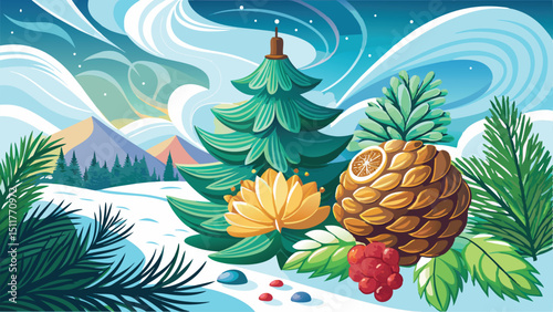 pine cones