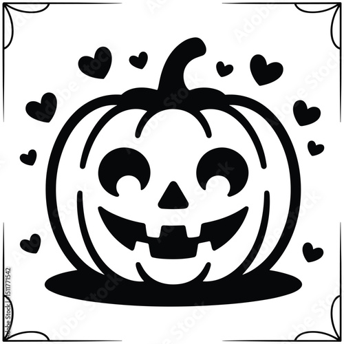 Eerie halloween night shows a pumpkin with bats against a dark background