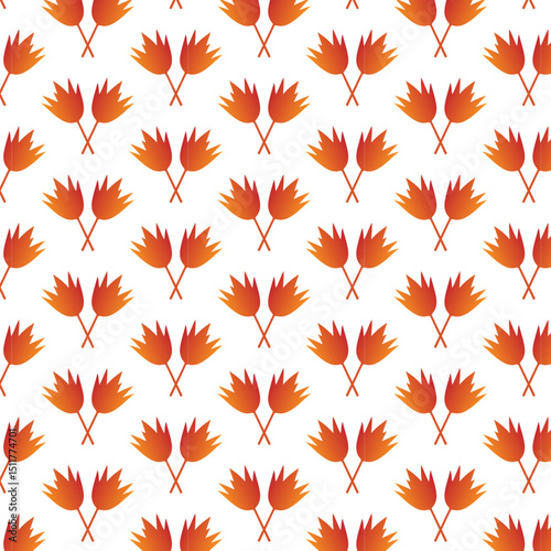 seamless pattern with a lot of flowers