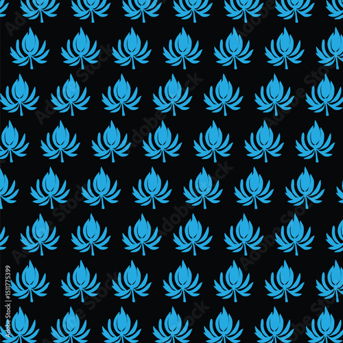 seamless pattern with a lot of flowers