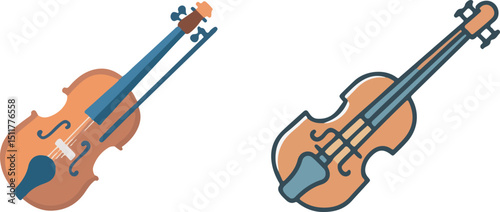 violin and notes