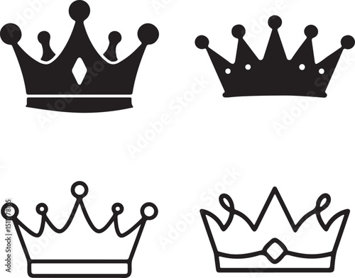 golden crown vector