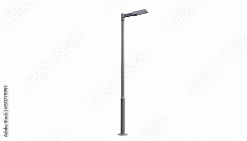 Wallpaper Mural Street light pole isolated on white background Torontodigital.ca