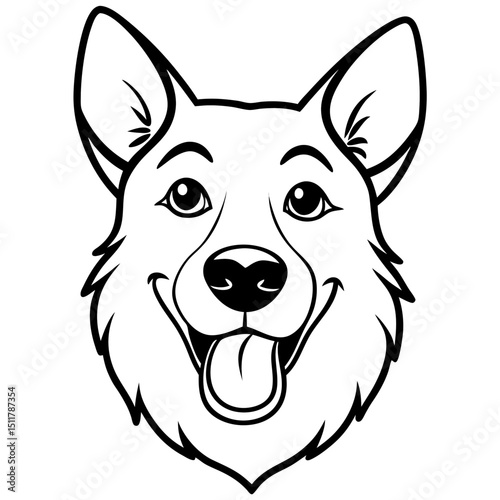  happy dog face