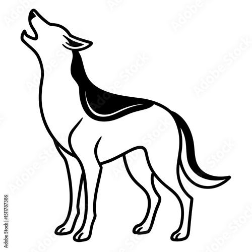 howling dog