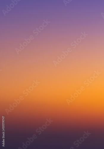 Blurred gradient sunset sky
