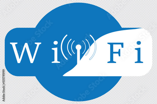  wifi zone icon. Wi-fi vector free. Illustration on transparent background wifi sticker, free wi-fi icon, wi fi label sign. EPS 10