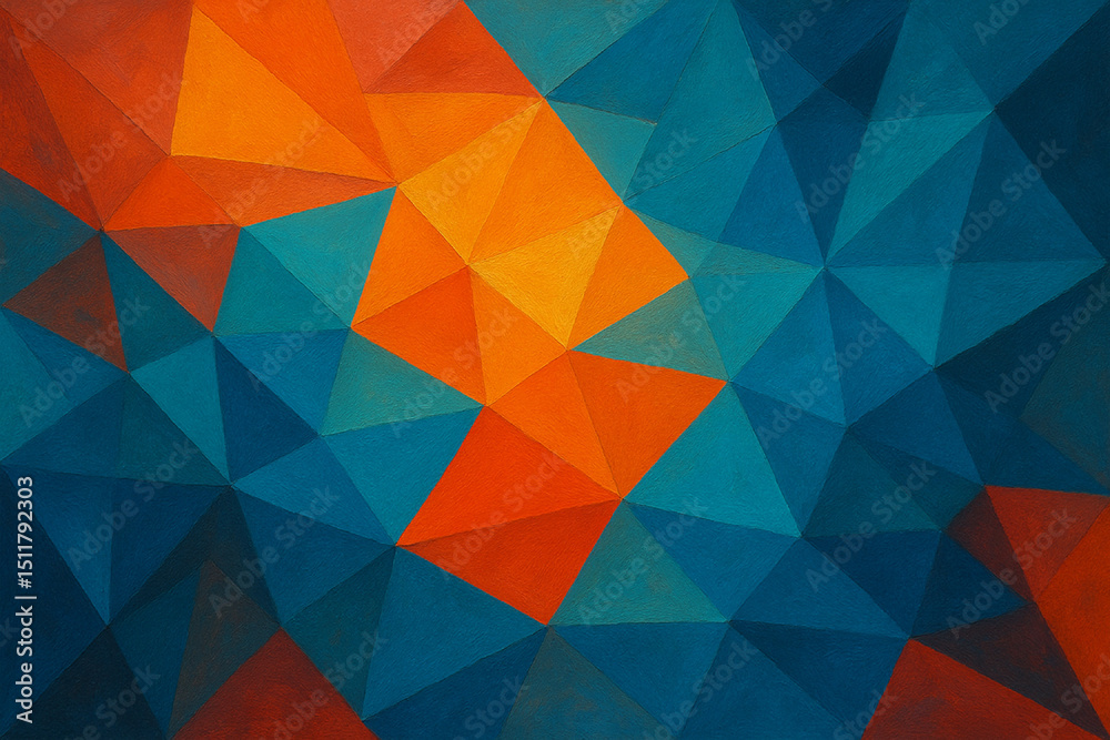 Obraz premium abstract triangle background