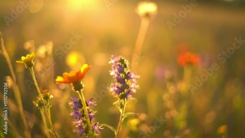 wild flowers in the field