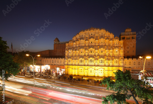 Hawa Mahal, also knows as the Palace of Winds, Jaipur, India