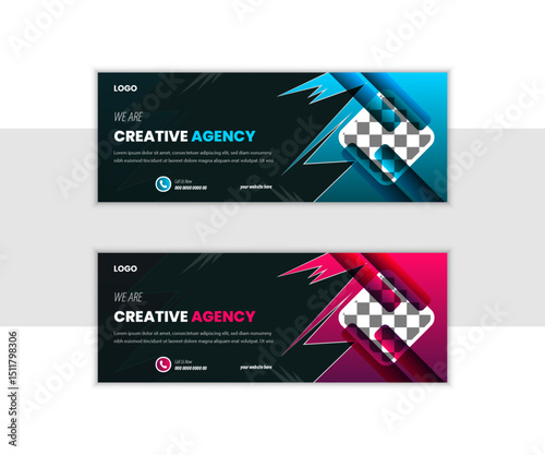 minimal facebook cover design