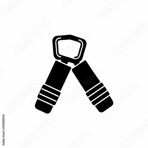 creative and simple minimal details Outline  resistance bands icon vector illustration