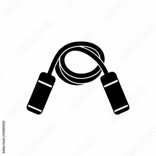 creative and simple minimal details Outline  resistance bands icon vector illustration