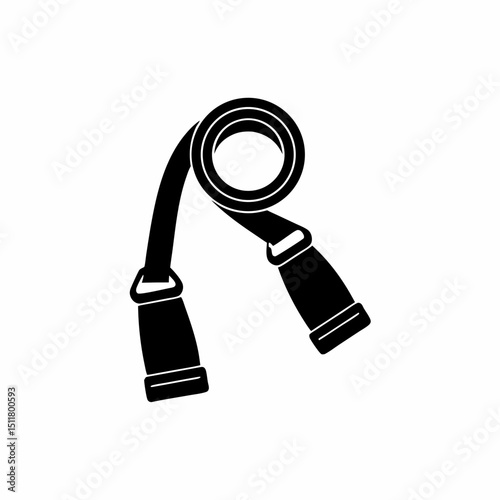 creative and simple minimal details Outline  resistance bands icon vector illustration