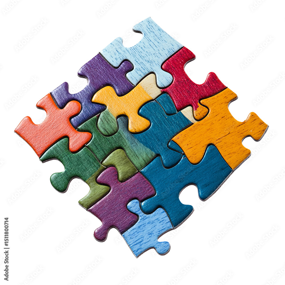 Obraz premium jigsaw puzzle piece on isolated