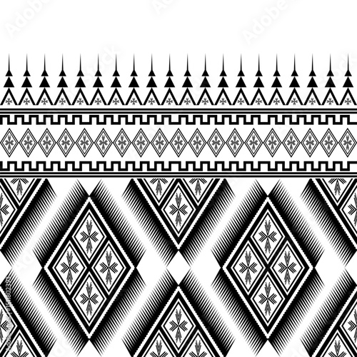 Ethnic South Western decor style. Boho geometric ornament.