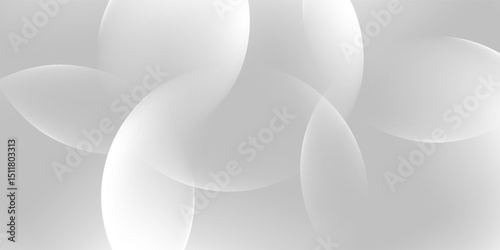 abstract white gradient color background with curve and swirl lines decoration. eps 10