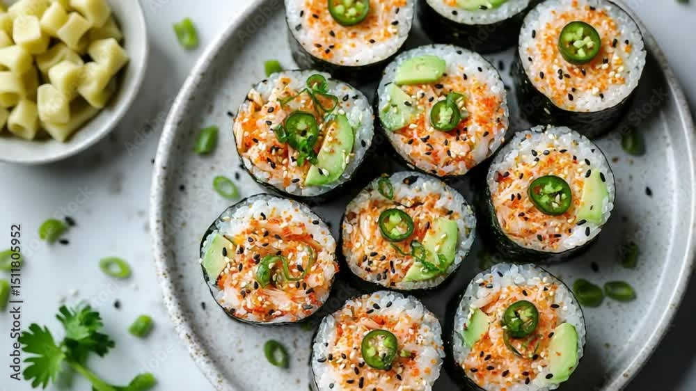 volcano roll sushi spicy tuna video volcano roll sushi spicy tuna video