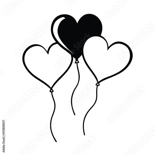 heart shape balloons