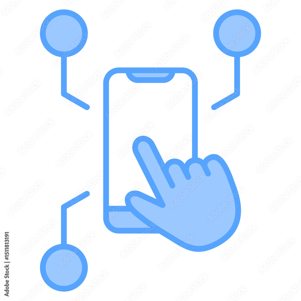 Obraz premium Digital Protection icon 