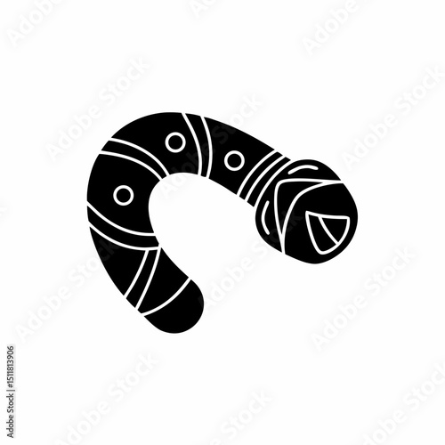 creative details Outline silhouette twister glyph icon vector illustration