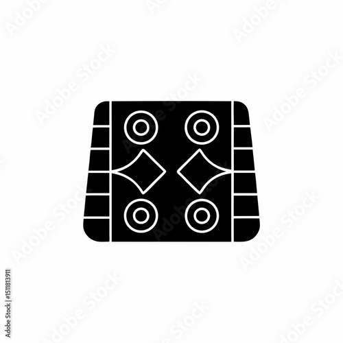 creative details Outline silhouette twister glyph icon vector illustration