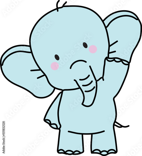 Baby cute Elephant