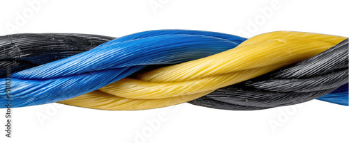 Twisted Colored Rope
