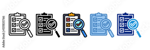 Inspection Icon Element For Design